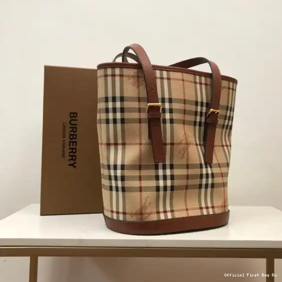 Official First Bag Ru BURBERRY Bag Tote 0610